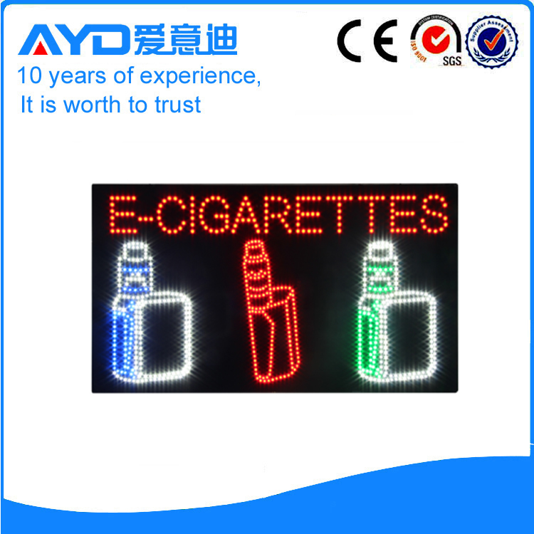AYD Bright Led E-CIGARETTES Sign