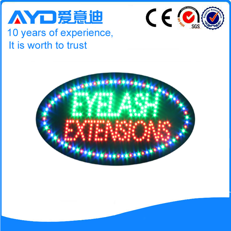 LED EYELASH EXTENSIONS Signs  For Sales
