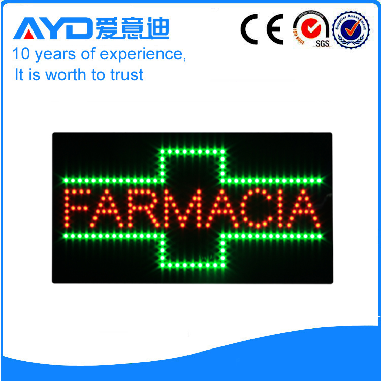 AYD Bright LED Farmacia Sign