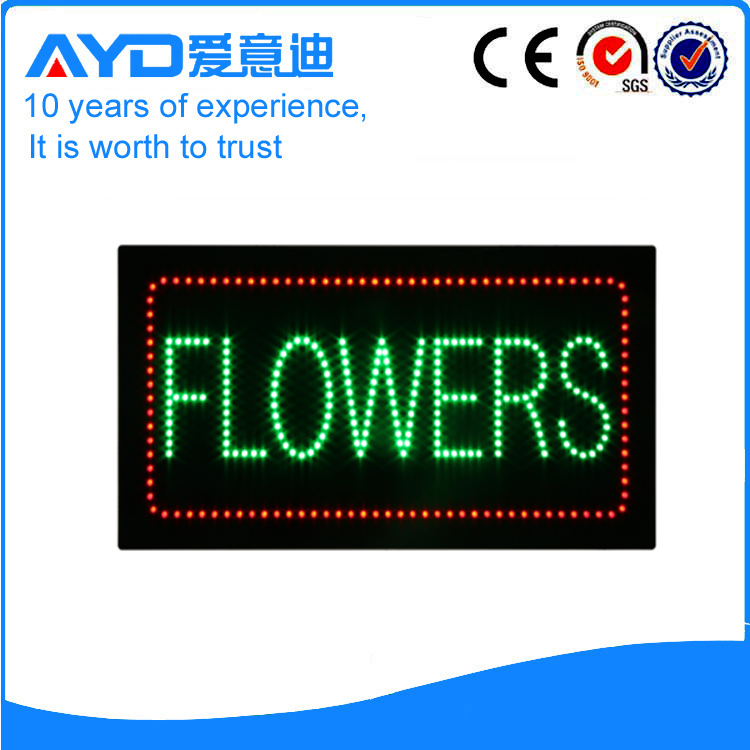 LED Flowers Signs For Sales
