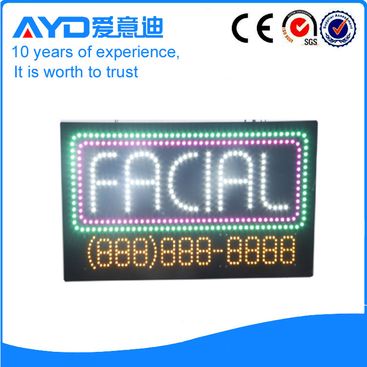 LED Facial Signs For Sales