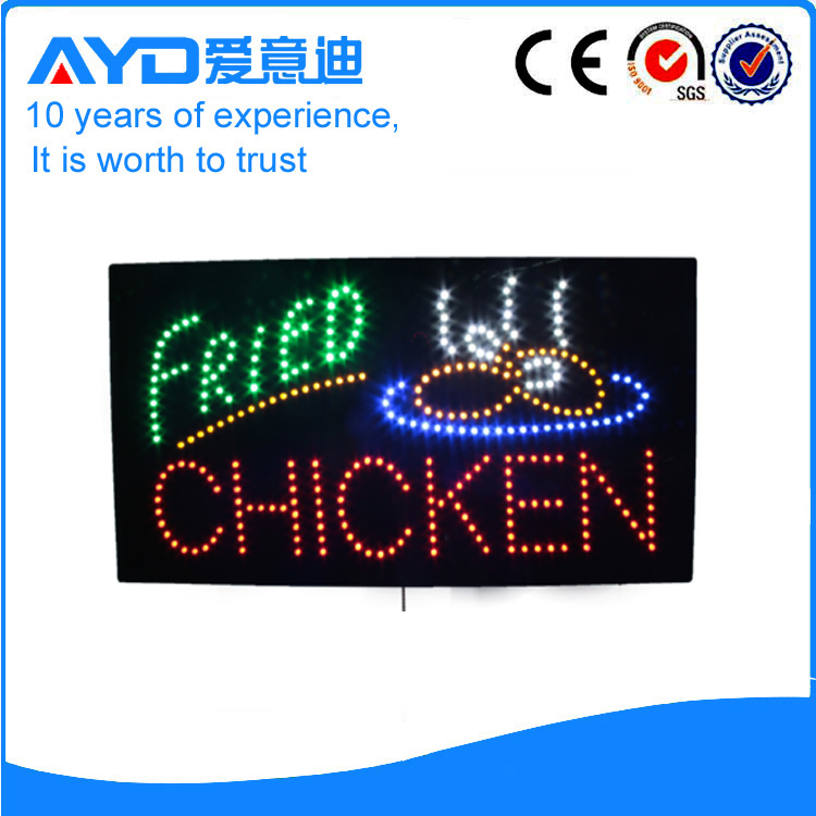 LED Fride Chicken Signs  For Sales