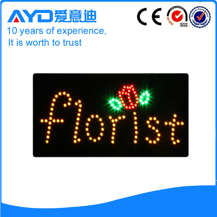 High Bright LED Florist Signs  For Sales