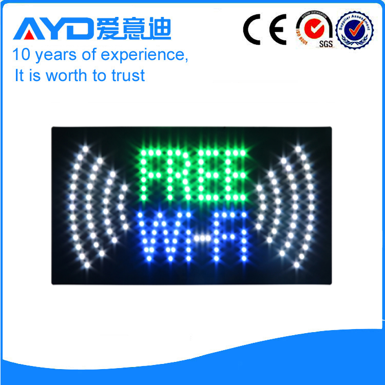 AYD High Bright LED Free WiFi Sign