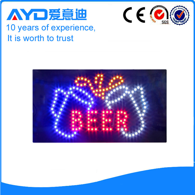 AYD Green LED Beer Sign