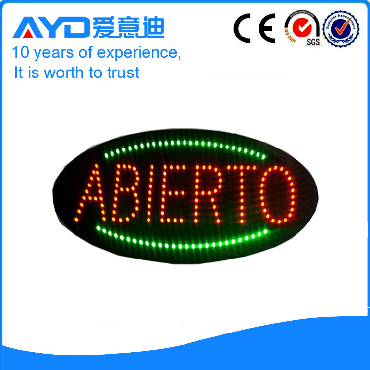 AYD Good Price LED Abierto Sign